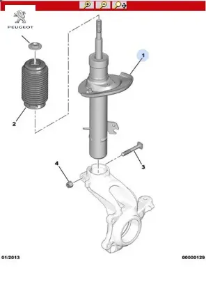 ON AMORTISOR SAG C3 PC resmi