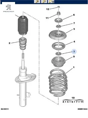 AMORTISOR ALT TABLA PULU resmi