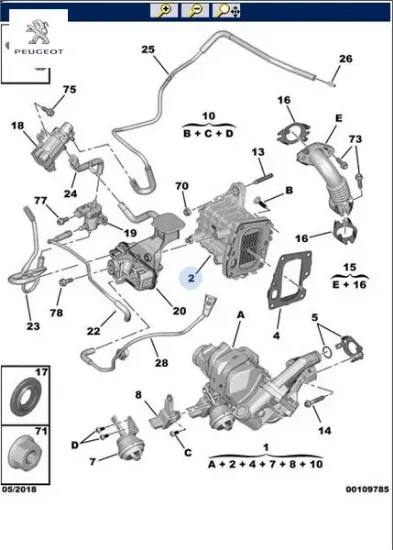 EGR SOĞUTUCUSU 308-3008 EXPERT IV 2.0 EURO 6 resmi