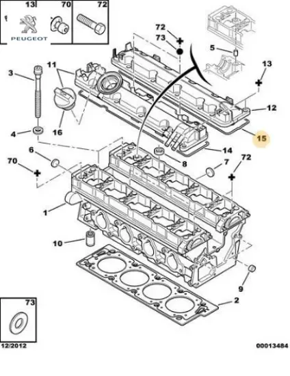 KAPAK CONTASI 306 / 405 / 406 XU7JP4 resmi