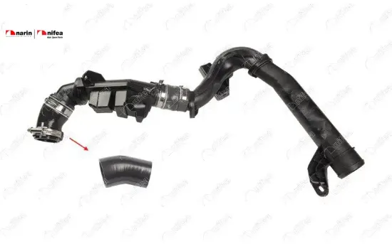 TURBO BORUSU HORTUMU PLASTİK BORU HARİÇ OK İLE GÖSTERİLEN HORTUM C4 JUMPY 308 EXPERT 2.0 HDI 09> resmi