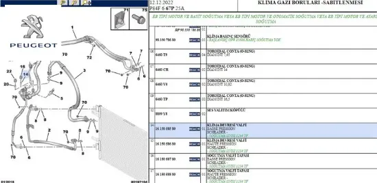 KLİMA HORTUM SUBABI 301-308-3008-5008 resmi