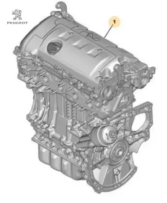 KOMPLE MOTOR EP6 BENZİNLİ 207 208 308 508 5008(T87) resmi