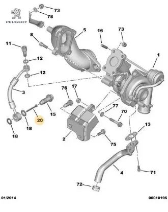 TURBO YAĞ HORTUM FİLTRESİ resmi
