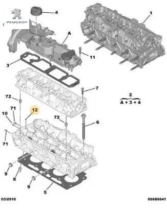 ORİNG LASTİK 206-307-BIPPER DV4 resmi