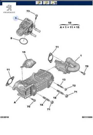 EGR VANASI     C3 AIRCROSS (A88) resmi
