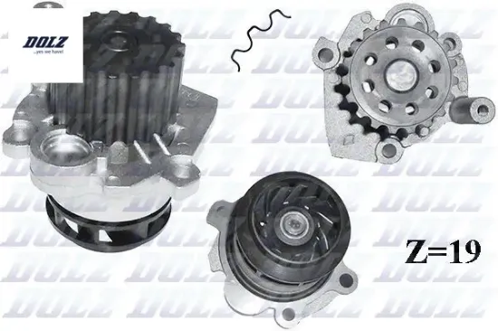 DEVİRDAİM CADDY-GOLF 5-JETTA-PASSAT-POLO-TRANSPORTER T5-FABIA-OCTAVIA-IBIZA 1.9TDI(AXB-BJB-BXE)04-10 resmi