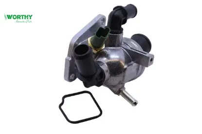 TERMOSTAT KOMPLE 88C KISA TİP  FIORINO-DOBLO-LINEA-ASTRA H-CORSA D 1.3JTD/Z13DTH resmi