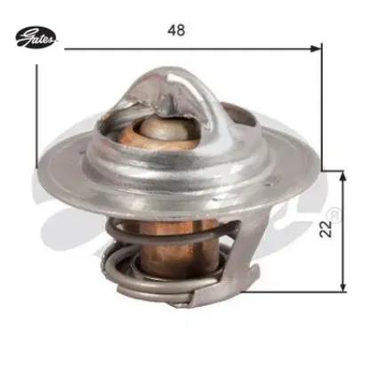 TERMOSTAT 92C   ASTRA F-VECTRA A-CORSA B 1.4-1.6 8V  C12NZ/X12SZ/X14SZ/X16SZ  92-00 resmi