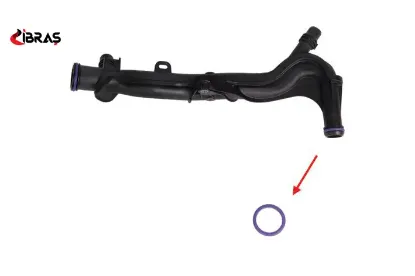 DEVİRDAİM BORUSU CONTASI  108-208-301-308-2008-C1-C3-C4 CACTUS-C-ELYSEE-DS3-CROSSLAND X-AYGO 1.2 resmi
