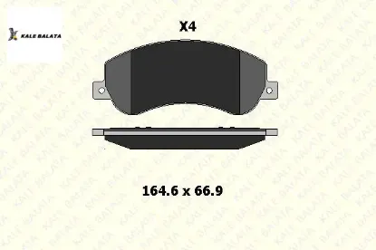 ÖN FREN BALATASI  TRANSIT  V347/155PS resmi