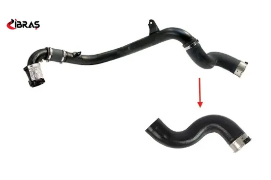 TURBO GİRİŞ HORTUMU  PLASTİK PARÇA HARİÇ MEGANE II resmi