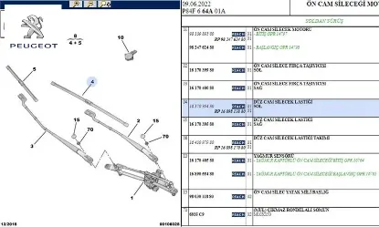 ÖN SİLECEK SOL 3008 II resmi
