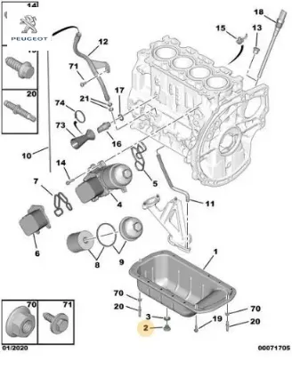 KARTER TAPASI 307-406-C4-PARTNER DW10TD-DV6DTED resmi