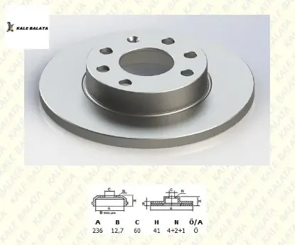 FREN DİSK AYNASI ÖN Soğutmasız    ASTRA F-CORSA B-VECTRA A  1.2/1.4/1.6/1.8  89-01 resmi