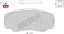 Arka Fren Balatasi Boxer-ducato 02-06 Beşer  4252.46/ 4254.68/ 548-0/ 23860  PEUGEOT, CITROEN, FIAT 3914 resmi