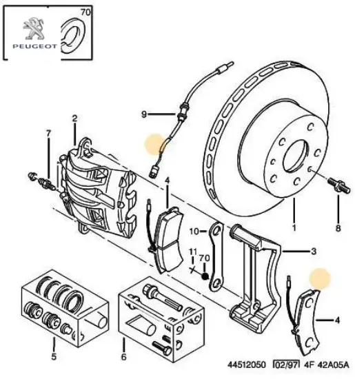 ÖN FREN BALATASI BOXER-DUCATO 2.5TD/2.8HDI resmi