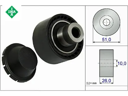 ALTERNATÖR GERGİ RULMANI  206 1,4 HDI 01/-307 1,4 resmi