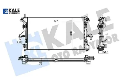 RADYATÖR BOXER-DUCATO-JUMPER-JEST 2.2 HDI-1330.Q2 resmi