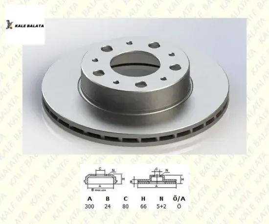 ÖN FREN DİSK AYNASI 300mm  BOXER-DUCATO 18Q T.MO resmi