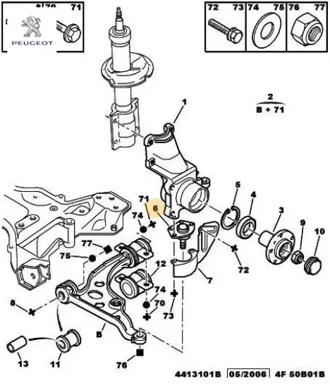 ROTİL         BOXER II-DUCATO 14Q  02-06 resmi
