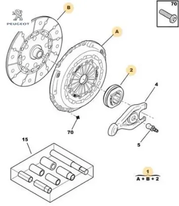 DEBRİYAJ BASKI PLAKA BOXER-DUCATO 2.2HDI 100 resmi
