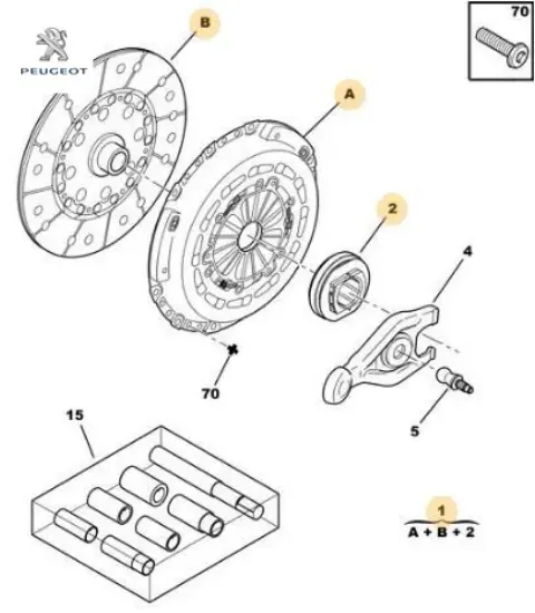 DEBRİYAJ BASKI PLAKA BOXER-DUCATO 2.2HDI 100 resmi