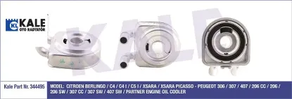 YAĞ SOĞUTUCUSU  PRT-206 HDI DW8B resmi