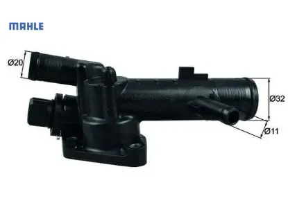 TERMOSTAT 83C KOMPLE   DUSTER-KANGOO-CLIO II-LOGAN 1.5DCI  2008-> resmi