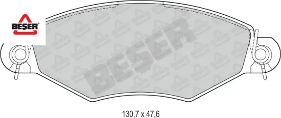 ÖN FREN BALATASI 206-306 1.4İ-1.6İ-1.9İ 98-> resmi