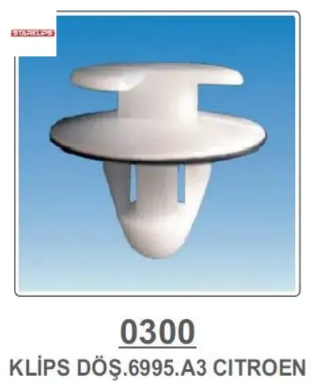 DÖŞEME KLİPSİ   306-405-406-806-PARTNER-RENAULT-FORD- resmi