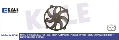 FAN MOTORU 308-3008-5008-PARTNER TEPEE-C4-DS5 1.6H resmi