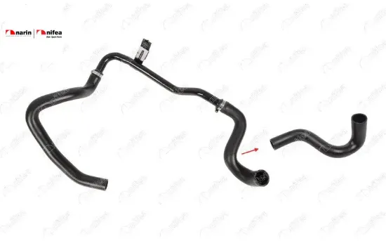 RADYATÖR ÇIKIŞ HORTUMU METAL BORU HARİÇ NEMO-BIPPER 1.4 Hdi resmi