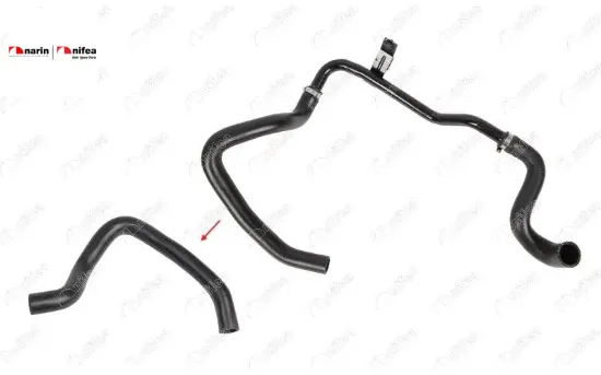 RADYATÖR ÇIKIŞ HORTUMU METAL BORU HARİÇ NEMO-BIPPER 1.4 Hdi resmi