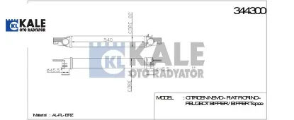 TURBO RADYATÖRÜ BIPPER-FIORINO 1.3-1.4HDI-038 resmi