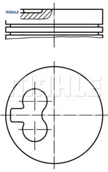 PİSTON SEGMAN STD.82,20mm     PARTNER DW8 resmi