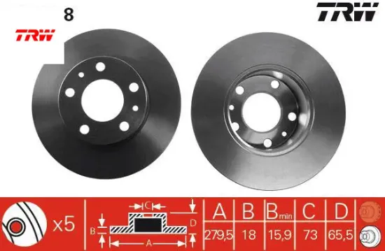 ÖN FREN DİSK AYNASI BOXER-DUCATO 94-05 resmi