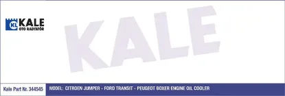 YAĞ SOĞUTUCU KOMPLE  BOXER-JUMPER-TRANSIT 2.2HDI resmi