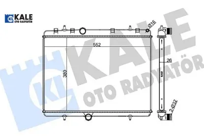 RADYATÖR PARTNER TEPEE-307-308 1.6-2.0 HDİ-1330.W2 resmi
