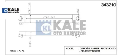 TURBO RADYATÖRÜ DUCATO-BOXER 2.2-3.0HDI resmi