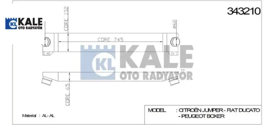 TURBO RADYATÖRÜ DUCATO-BOXER 2.2-3.0HDI resmi