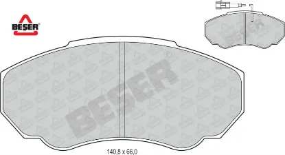 ÖN FREN BALATASI BOXER 1.4 94-02 resmi