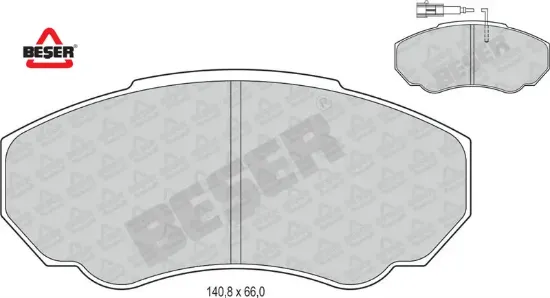 ÖN FREN BALATASI BOXER 1.4 94-02 resmi