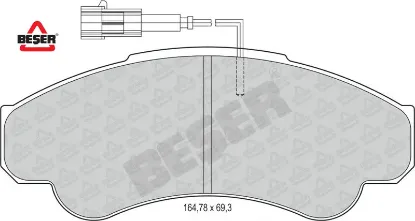 ÖN FREN BALATASI BOXER II 1.8 resmi
