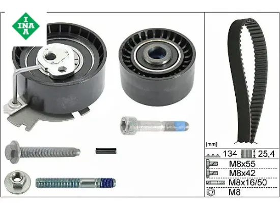 TRİGER KİTİ 134DİŞ   1007-206-307-PARTNER-C3-XSARA  1.6 16V TU5JP4 resmi