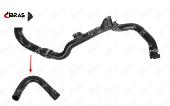 RADYATÖR ÜST HORTUM BOXER III(PLASTİK PARÇA HARİÇ) resmi