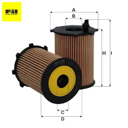 YAĞ FİLTRESİ  208-2008-301-308-3008-508-PARTNER-C3-C4-DS3-DS4-DS5-500-COMBO-CROSSLAND  1.6HDI/EURO 6 resmi
