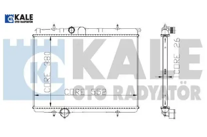 RADYATÖR SU Otomatik  206 2.0 16V-EW10J4 resmi