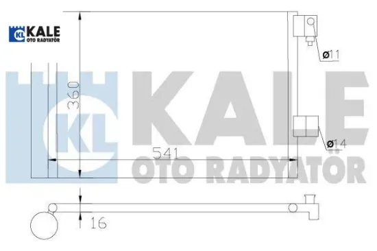 KLİMA RADYATÖRÜ 407-C5 1.6-2.0-2.2HDI resmi