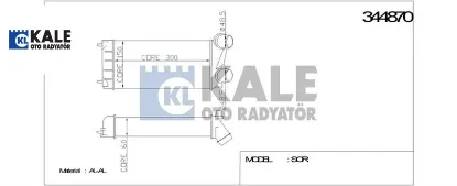 TURBO RADYATÖRÜ 308-5008-PARTNER TEPEE DV6 EURO 5 resmi